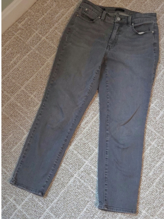 Talbots Denim - Talbots Slim Ankle Dark Gray Grey Jeans 6P